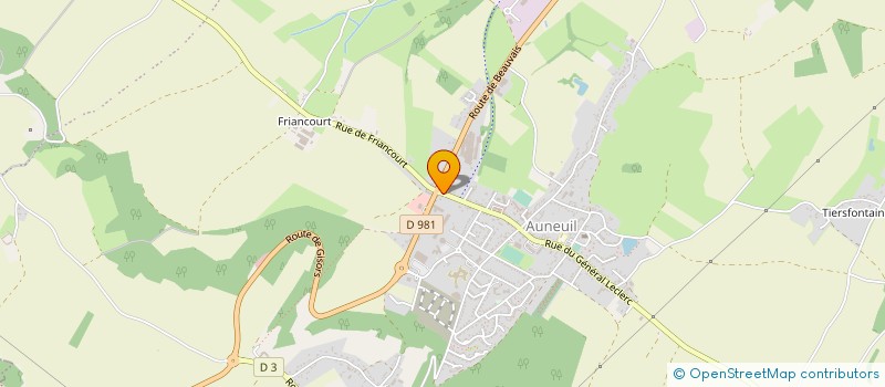 localisation de l'entreprise MONSIEUR THIERRY BEZOT  AUNEUIL