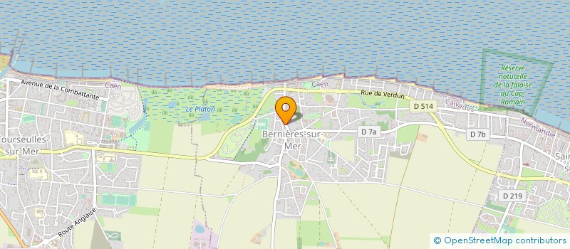 localisation de l'entreprise MONSIEUR THIERRY BEZOT  BERNIERES-SUR-MER