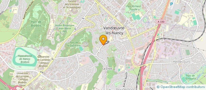 localisation de l'entreprise MONSIEUR THIERRY BICHET  VANDUVRE-LES-NANCY