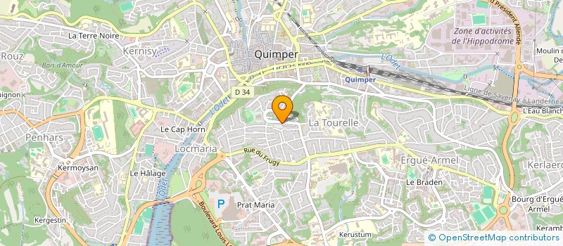 localisation de l'entreprise MONSIEUR THIERRY BIGER à QUIMPER