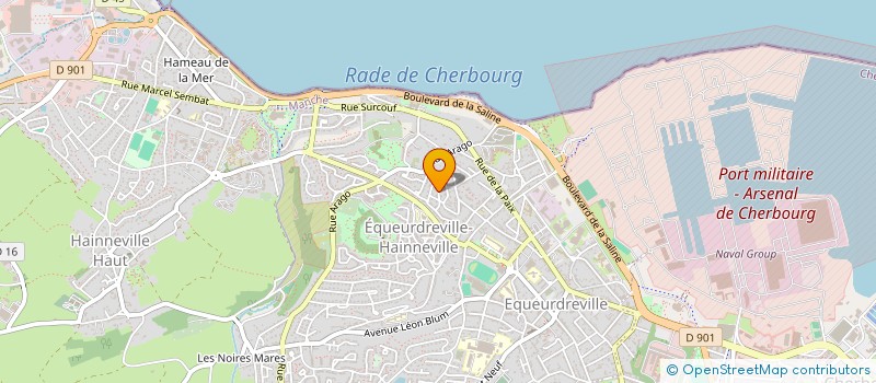 localisation de l'entreprise MONSIEUR THIERRY BIHEL à CHERBOURG-EN-COTENTIN