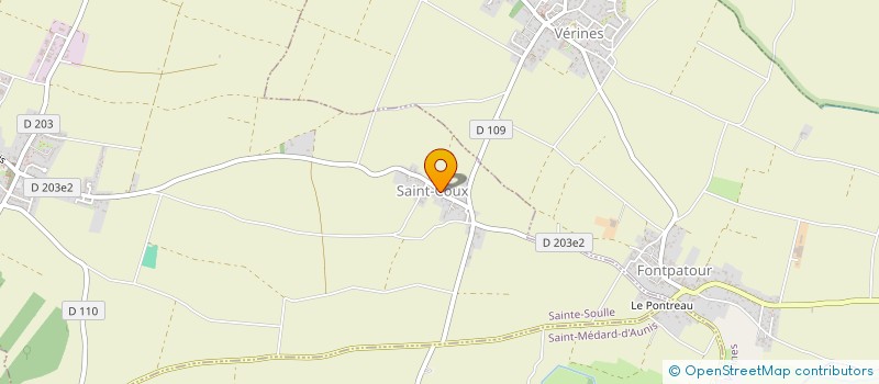 localisation de l'entreprise MONSIEUR THIERRY BILLAUD  SAINTE-SOULLE