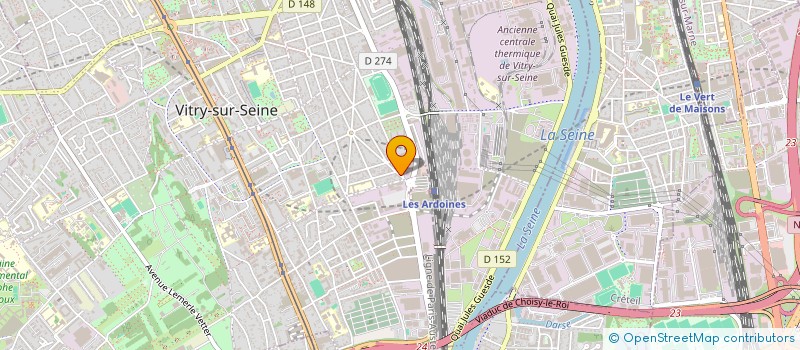 localisation de l'entreprise MONSIEUR THIERRY BIROTA MONCET  VITRY-SUR-SEINE