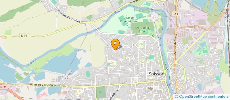 localisation de l'entreprise MONSIEUR THIERRY BIRRER à SOISSONS