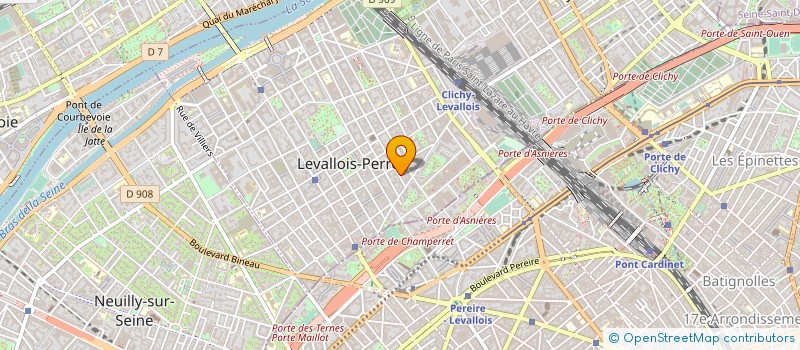 localisation de l'entreprise MONSIEUR THIERRY BIRS à LEVALLOIS-PERRET