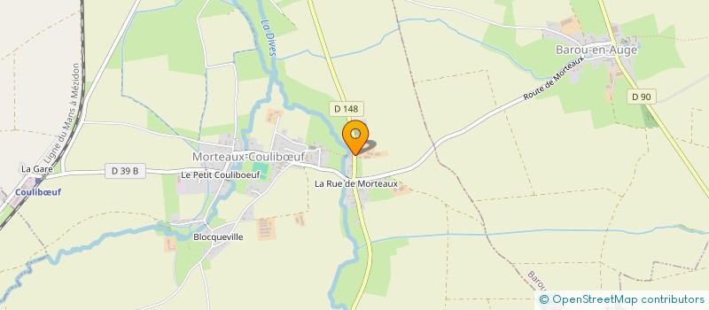 localisation de l'entreprise MONSIEUR THIERRY BISSON  MORTEAUX-COULIBUF