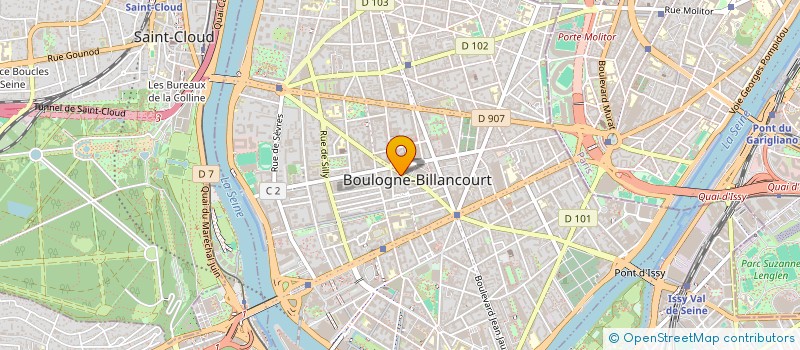 localisation de l'entreprise MONSIEUR THIERRY BITAR à BOULOGNE-BILLANCOURT