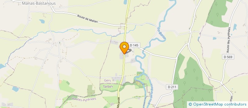 localisation de l'entreprise MONSIEUR THIERRY BLAEVOET  BARCUGNAN