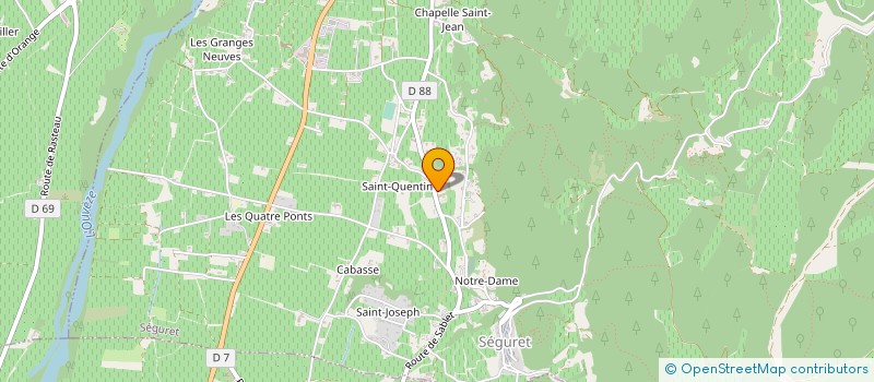 localisation de l'entreprise MONSIEUR THIERRY BLANC  RASTEAU