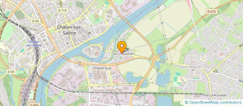 localisation de l'entreprise MONSIEUR THIERRY BLANC  SAINT-MARCEL