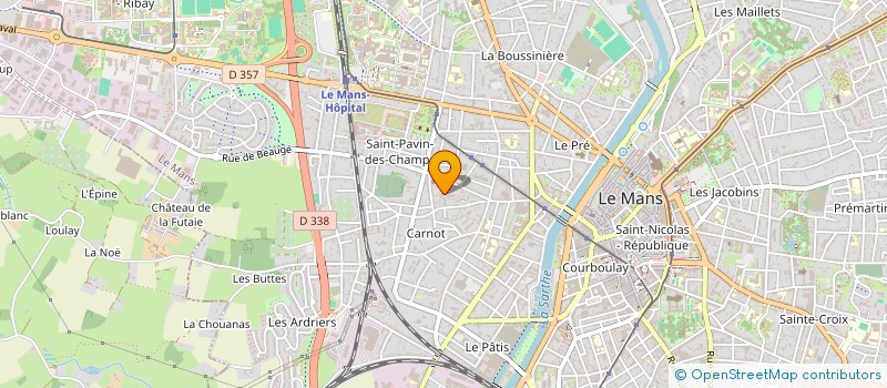 localisation de l'entreprise MONSIEUR THIERRY BLANCHARD à LE MANS