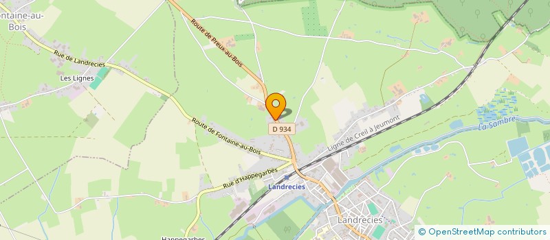 localisation de l'entreprise MONSIEUR THIERRY BLANCHARD  LANDRECIES