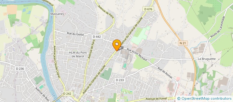 localisation de l'entreprise MONSIEUR THIERRY BLANCHARD  VILLENEUVE-SUR-LOT