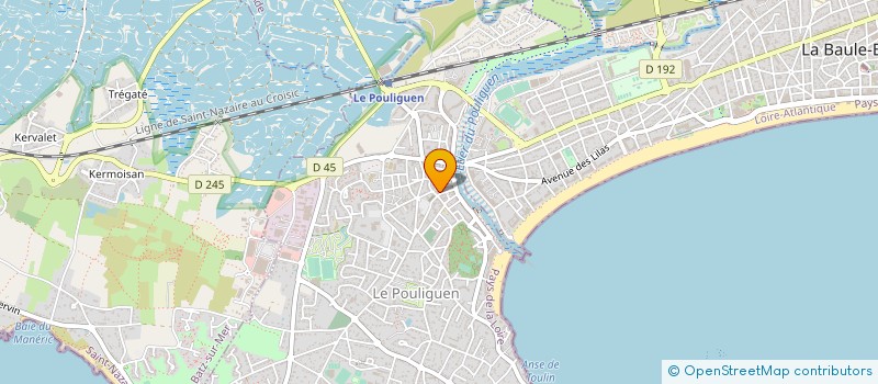 localisation de l'entreprise MONSIEUR THIERRY BLANCHET à LE POULIGUEN
