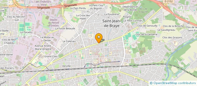 localisation de l'entreprise MONSIEUR THIERRY BLAY à SAINT-JEAN-DE-BRAYE