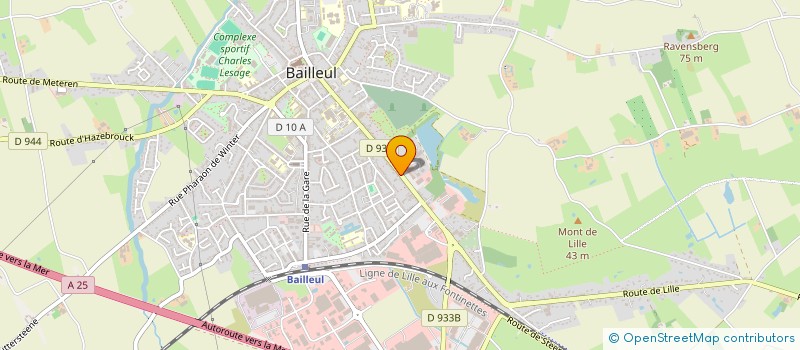 localisation de l'entreprise MONSIEUR THIERRY BLOCKELET à BAILLEUL