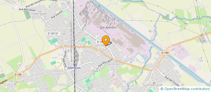 localisation de l'entreprise MONSIEUR THIERRY BLONDEL à ISBERGUES