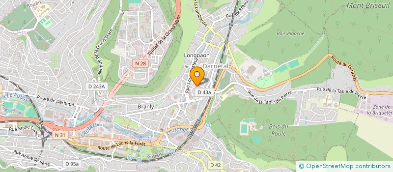 localisation de l'entreprise MONSIEUR THIERRY BLONDEL  DARNETAL