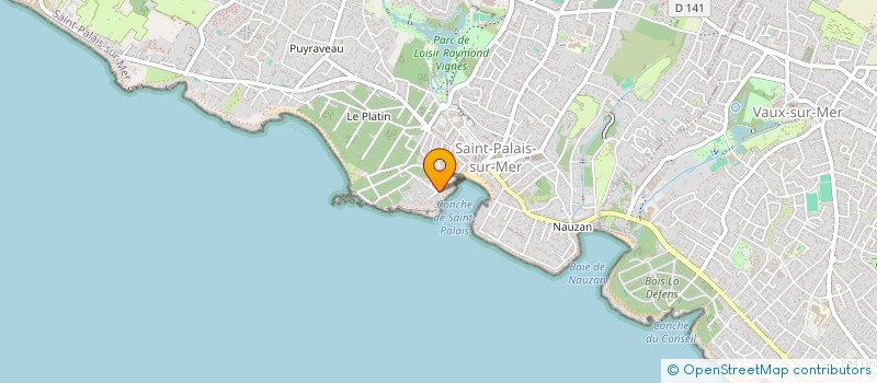 localisation de l'entreprise MONSIEUR THIERRY BLONDEL  SAINT-PALAIS-SUR-MER