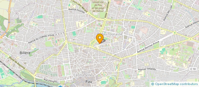 localisation de l'entreprise MONSIEUR THIERRY BLONDET à PAU