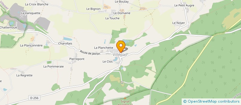 localisation de l'entreprise MONSIEUR THIERRY BLOTTIERE  VILLEPAIL