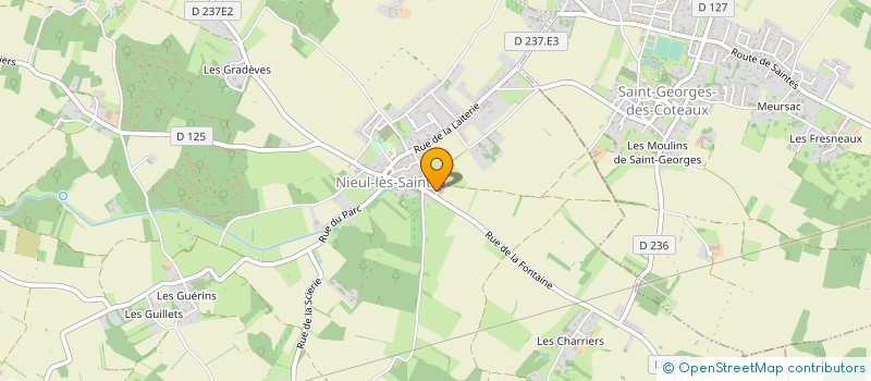 localisation de l'entreprise MONSIEUR THIERRY BLUTEAU à NIEUL-LES-SAINTES