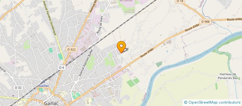 localisation de l'entreprise MONSIEUR THIERRY BODDI  GAILLAC