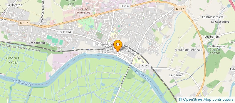 localisation de l'entreprise MONSIEUR THIERRY BOILARD  TONNAY CHARENTE