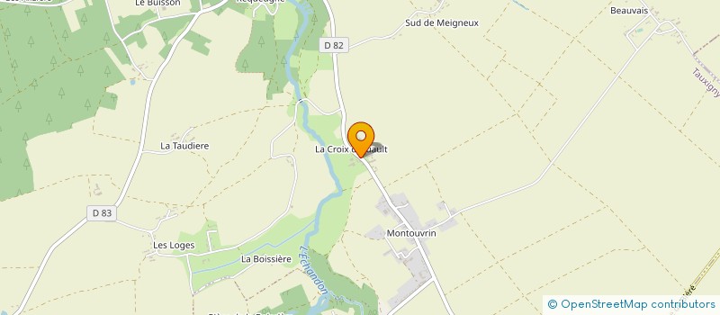 localisation de l'entreprise MONSIEUR THIERRY BOISSEAU  TAUXIGNY-SAINT-BAULD