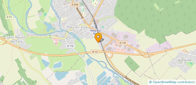 localisation de l'entreprise MONSIEUR THIERRY BOISSET  PACY-SUR-EURE