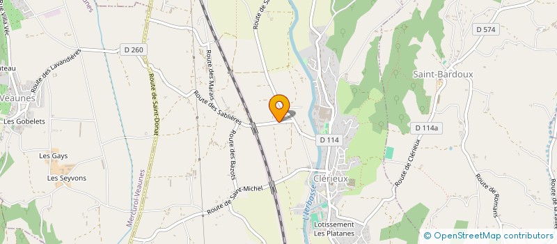 localisation de l'entreprise MONSIEUR THIERRY BOISSIEUX  CLERIEUX