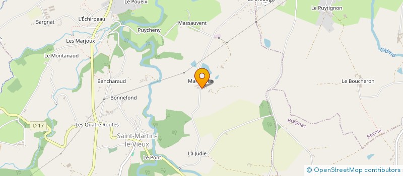 localisation de l'entreprise MONSIEUR THIERRY BOISSOU  SAINT-MARTIN-LE-VIEUX