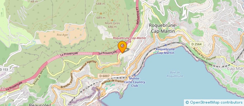 localisation de l'entreprise MONSIEUR THIERRY BOKALO à ROQUEBRUNE-CAP-MARTIN