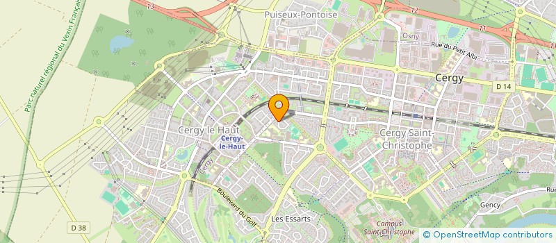 localisation de l'entreprise MONSIEUR THIERRY BOLLAERT à CERGY