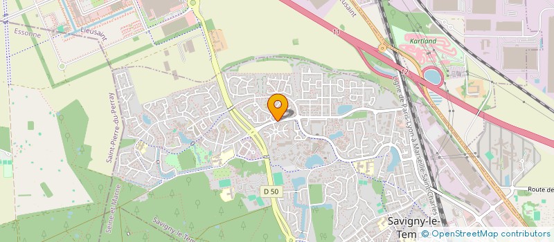 localisation de l'entreprise MONSIEUR THIERRY BONAC à SAVIGNY-LE-TEMPLE
