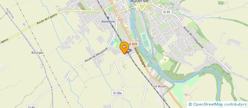 localisation de l'entreprise MONSIEUR THIERRY BONAY  AUTERIVE