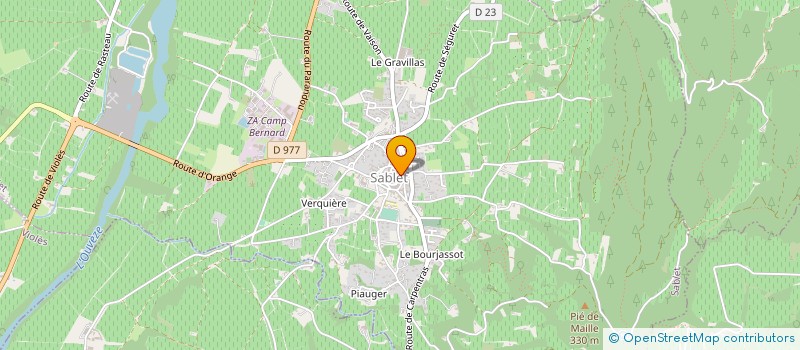 localisation de l'entreprise MONSIEUR THIERRY BONFILS  SABLET