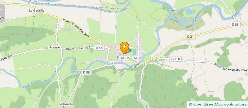 localisation de l'entreprise MONSIEUR THIERRY BONGEOT  POINTIS-INARD