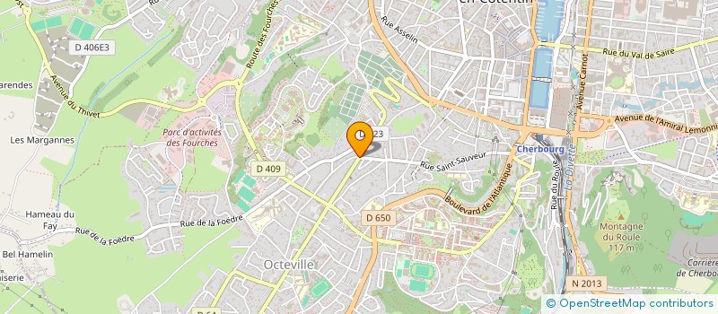 localisation de l'entreprise MONSIEUR THIERRY BONHOMME  CHERBOURG-EN-COTENTIN