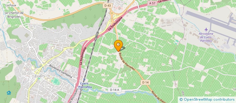 localisation de l'entreprise MONSIEUR THIERRY BONHOMME  CUERS