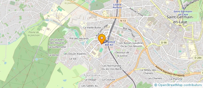 localisation de l'entreprise MONSIEUR THIERRY BONHOMME  SAINT-GERMAIN-EN-LAYE