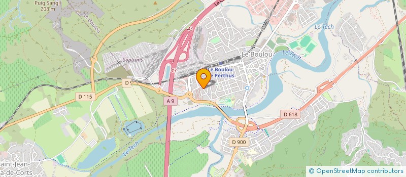 localisation de l'entreprise MONSIEUR THIERRY BONIN  LE BOULOU