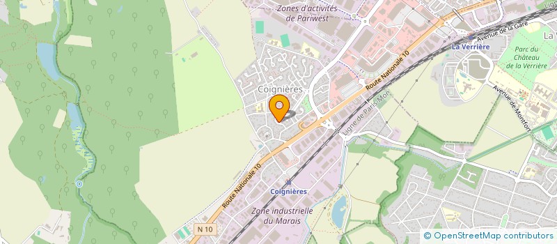 localisation de l'entreprise MONSIEUR THIERRY BONNAFFOUX  COIGNIERES