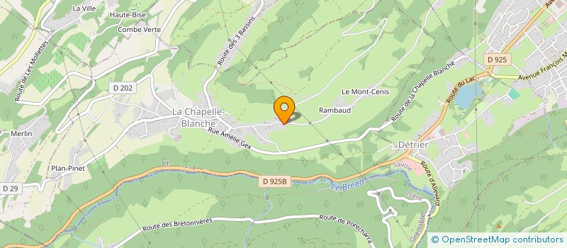 localisation de l'entreprise MONSIEUR THIERRY BONNAL  LA CHAPELLE-BLANCHE