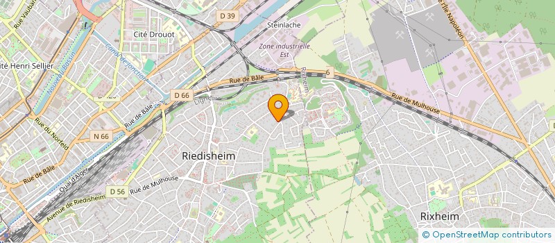 localisation de l'entreprise MONSIEUR THIERRY BONNANT-MICHEL  RIEDISHEIM