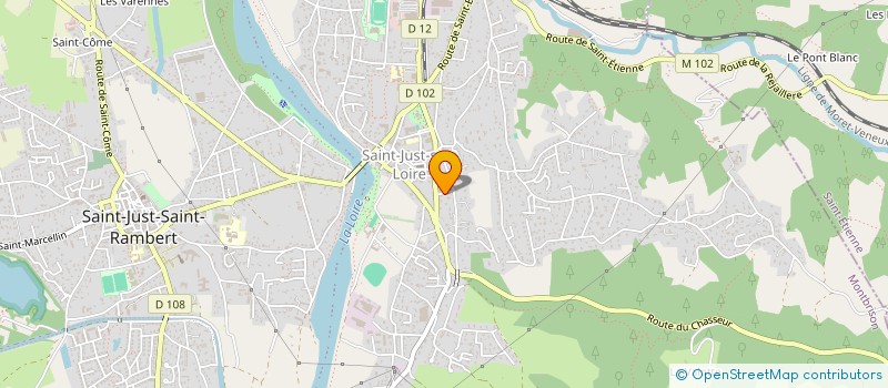 localisation de l'entreprise MONSIEUR THIERRY BONNARDEL  SAINT-JUST-SAINT-RAMBERT