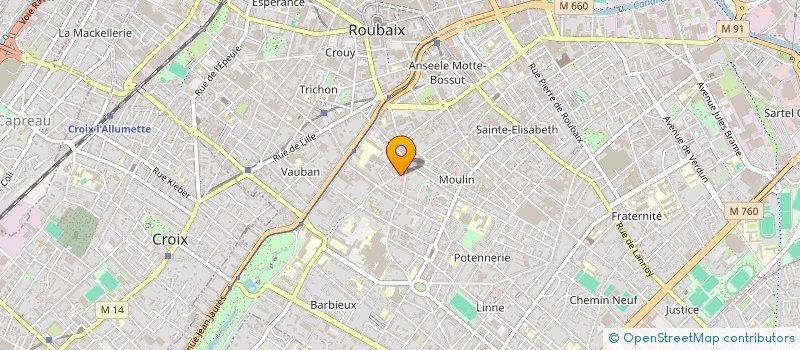 localisation de l'entreprise MONSIEUR THIERRY BONNAY à ROUBAIX