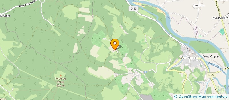 localisation de l'entreprise MONSIEUR THIERRY BONNESSET  CAVAGNAC