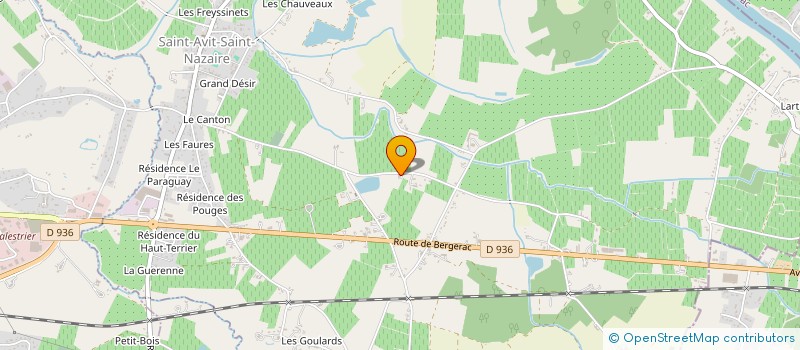 localisation de l'entreprise MONSIEUR THIERRY BONNET  SAINT-AVIT-SAINT-NAZAIRE