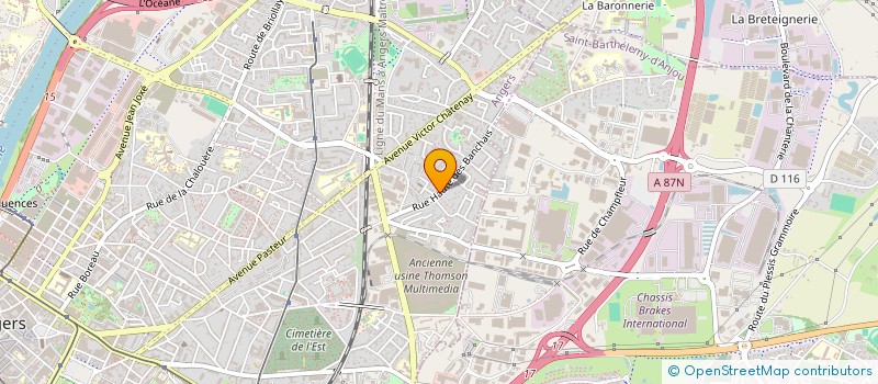 localisation de l'entreprise MONSIEUR THIERRY BONNET  ANGERS